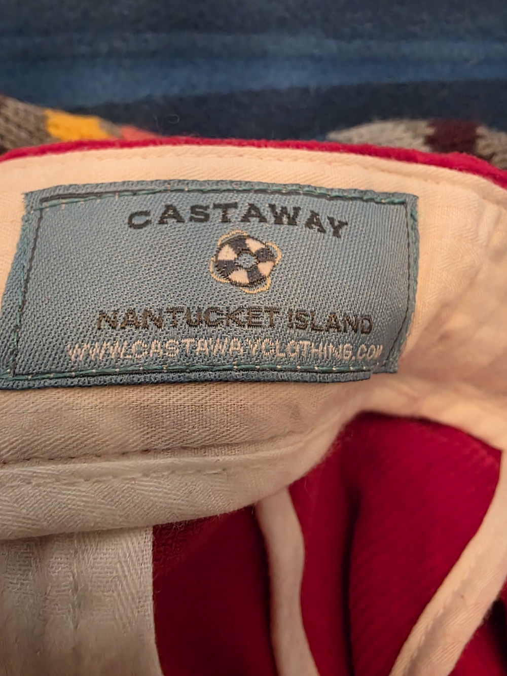 Two Men's Holiday (e.g. Green And Red) Corduroy Pants with Embroidered Motif - Picture 4 of 10